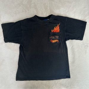 Vintage Hotwheels embroidered crop t shirt